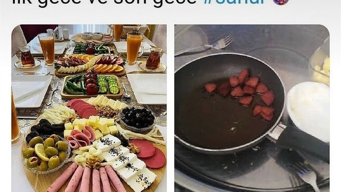 Sizin sahurunuz nasıl oluyor?