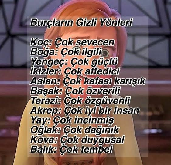 Senin burcunun gizli yönü ne🧚♀️?