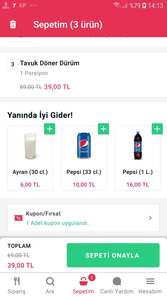 Yemeksepeti ve getirde ilk sipariş indirim kuponum neden gelmedi?