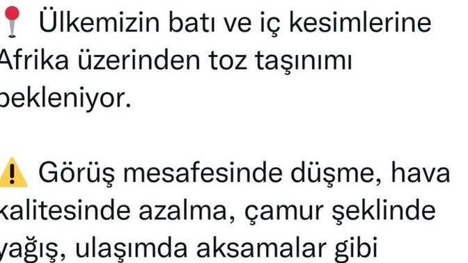 Yarın dışarda işiniz var mı?