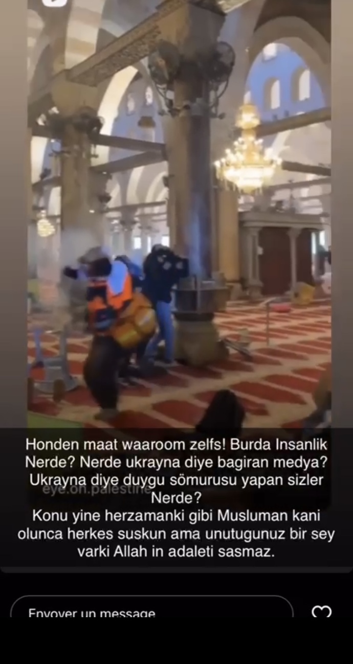 Filistin de ramazan ayinda yapilan saldiri hakkinda dusunceniz nedir?