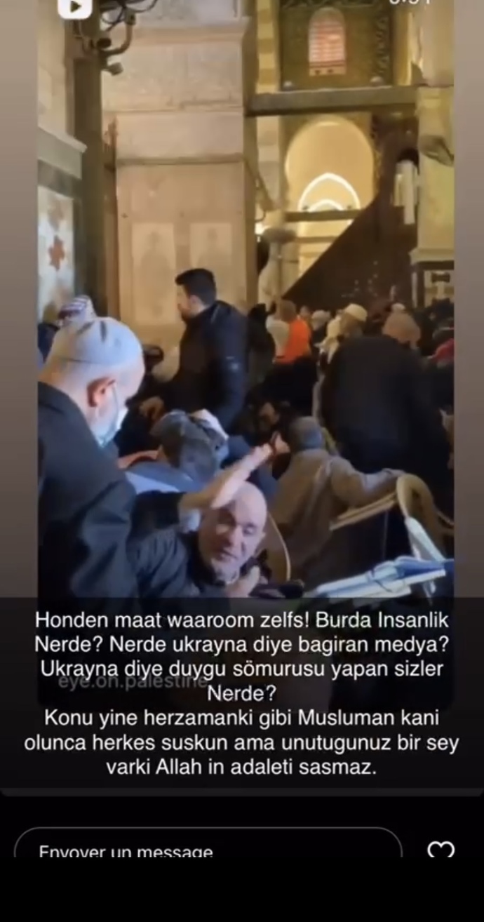 Filistin de ramazan ayinda yapilan saldiri hakkinda dusunceniz nedir?