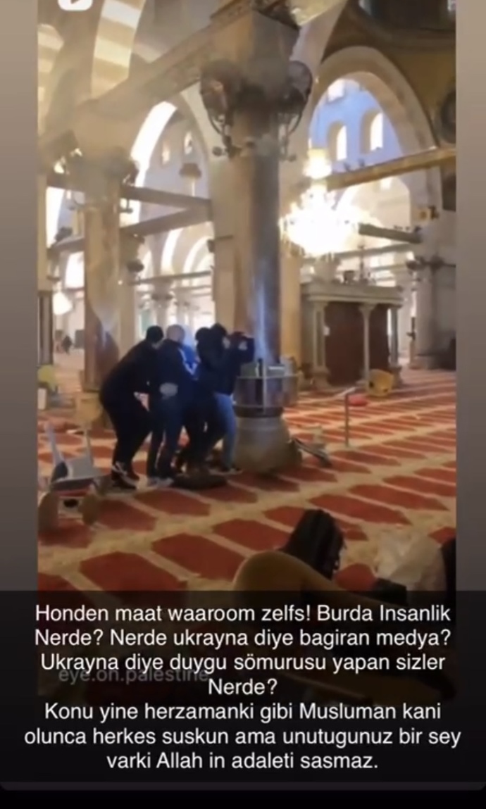 Filistin de ramazan ayinda yapilan saldiri hakkinda dusunceniz nedir?