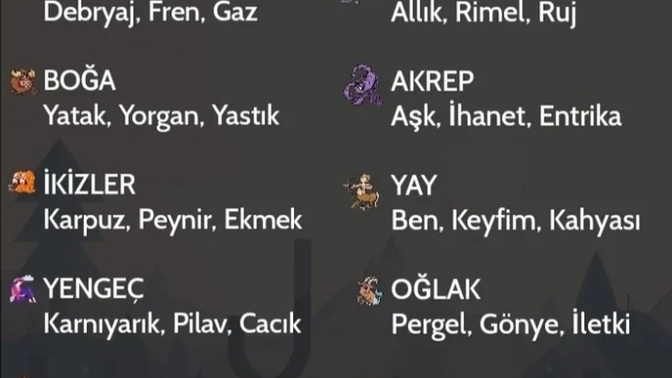Senin ayrılmaz üçlün nedir?