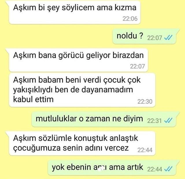 Eski sevgilinizden aldığınız en komik mesaj neydi?