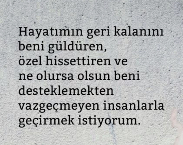 Hayatının geri kalanını kimlerle geçirmek istersin?