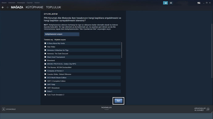 Steam aile paylaşımı nasıl yapılır?