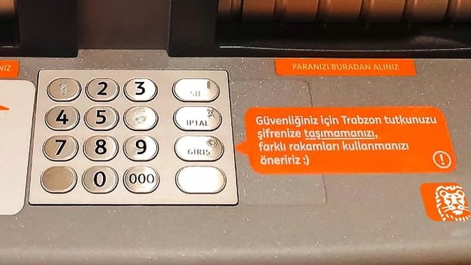 Siz de memleket sevdanızı banka/kredi kartı şifrenize taşıyor musunuz?