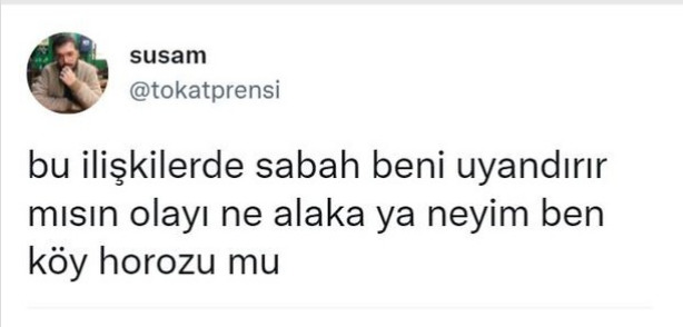 Sabahları sizi uyandıran flört, kanka, sevgili, vs. var mı?
