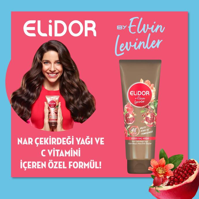 Elidor By Elvin Levinler Gün Boyu Hacimli Saçlar Süper Saç Kremi