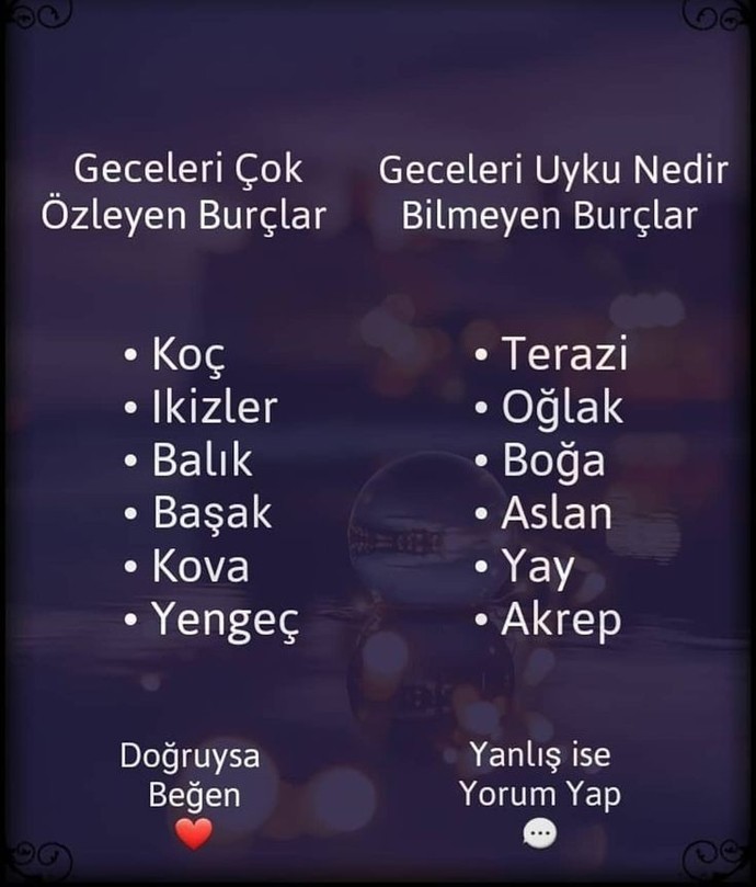 Burcuna göre geceleri ruh halin nasıl?