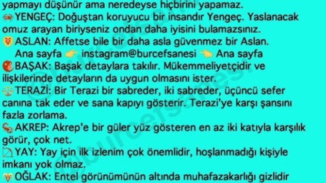 Bugün senin burcun ne demiş acaba?