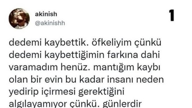 Cenaze evinde misafirlere hizmet etmek?