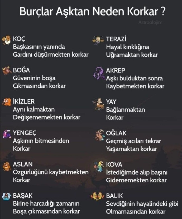 Burcuna göre aşktan neden korkarsın?