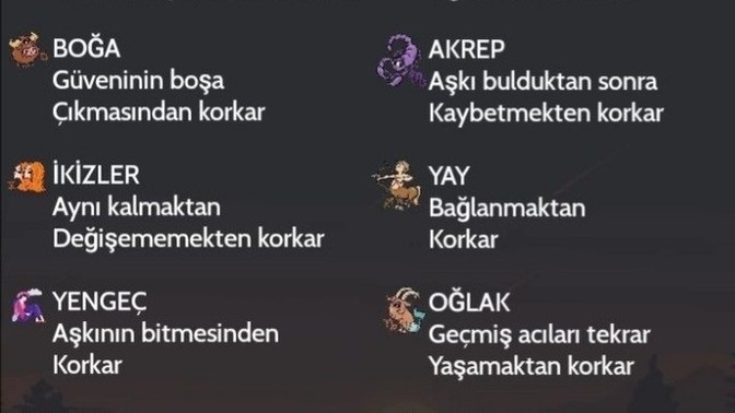 Burcuna göre aşktan neden korkarsın?