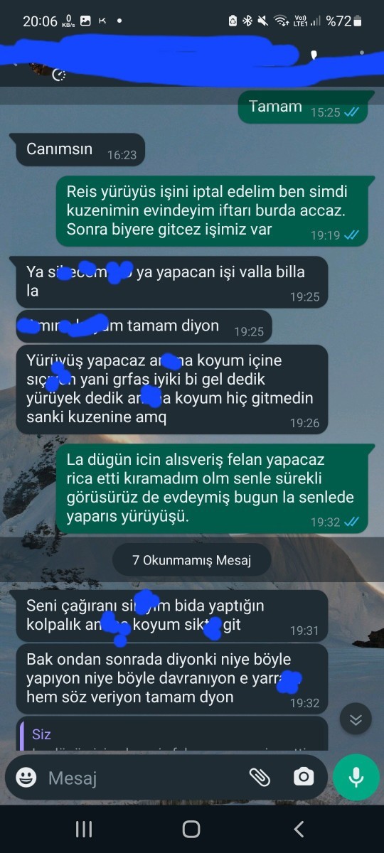 Bi arkadasımla cok fena tartıstık ağzına geleni saydı mesajlar detayda sizce ben mi hatalıyım anlayışlı olması gerek degilmiydi?