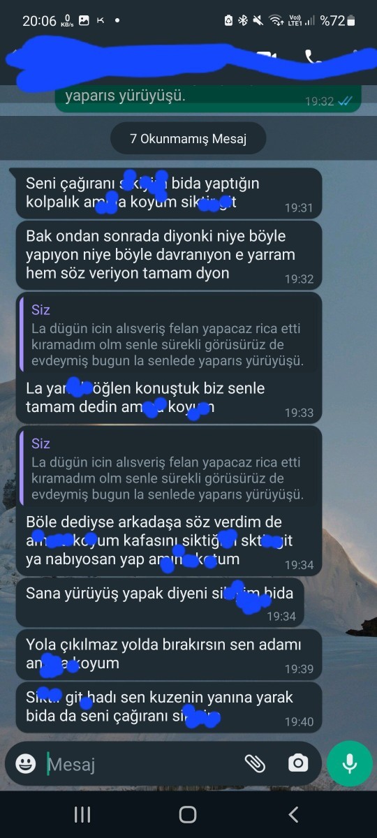 Bi arkadasımla cok fena tartıstık ağzına geleni saydı mesajlar detayda sizce ben mi hatalıyım anlayışlı olması gerek degilmiydi?