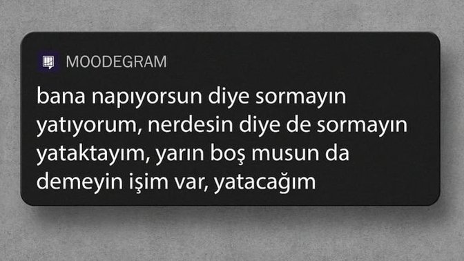 Sana hangi soru sorulmasın?