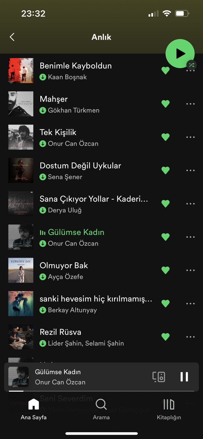 Herkes geceye bir şarkı bırakabilir mi :) ?
