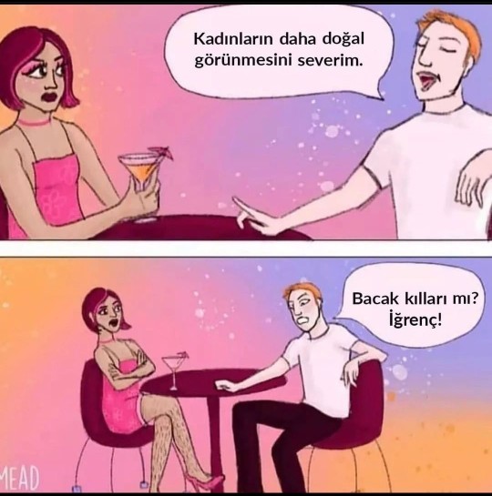 Sevgiliniz kol, bacak ve bıyık tüylerini almazsa ondan soğur musunuz?