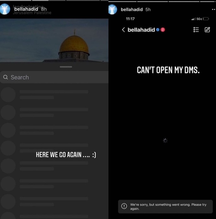 Bella Hadid, Filistini destekleyen paylaşımlar yaptıktan sonra Instagram tarafından kısıtlandı! Ne düşünüyorsunuz?