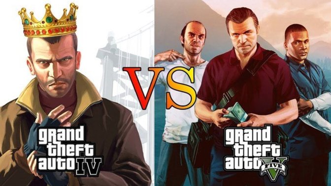 GTA IV vs. GTA V! siz hangi oyunu daha çok seviyor ve oynuyorsunuz?