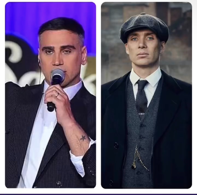 Şarkıcı Doğuş, takipçileri tarafından Peaky Blinders’in başrol oyuncusu Cillian Murphy’e benzetildi. Sizce benziyorlar mı?