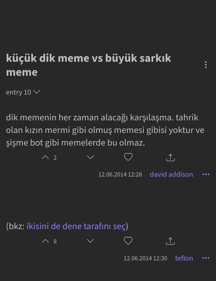 Peki ya sizce küçük meme mi büyük meme mi?