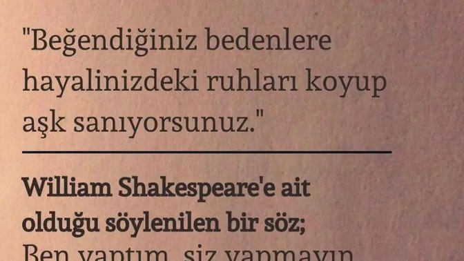 Hayal kırıklığı yaşamamızın tek nedeni kendimiz miyiz acaba? Karşımızdakini aklımızda, kalbimizde, ruhumuzda büyüttüğümüz için mi?