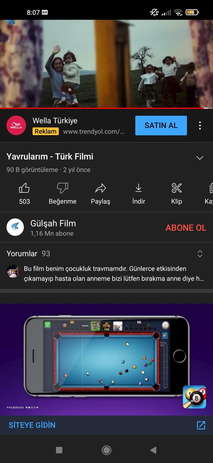 Annelik çok kutsal bir şey gerçekten bu filmi izleyen var mı?
