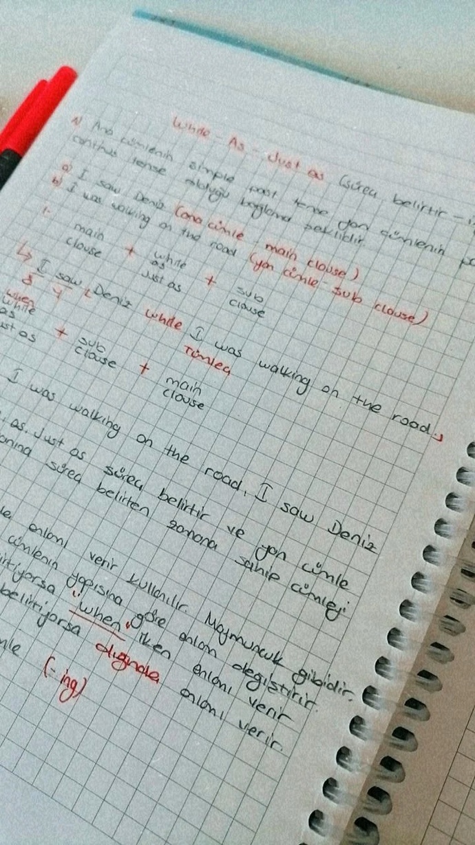 Benim el yazım 🤭