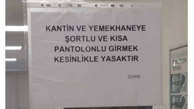Karadeniz Teknik Üniversitesi KYK yurdunda şort yasaklanmış, duydunuz mu?