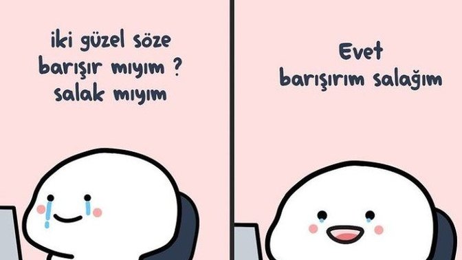 İki güzel söze kanıp barışır mısınız?