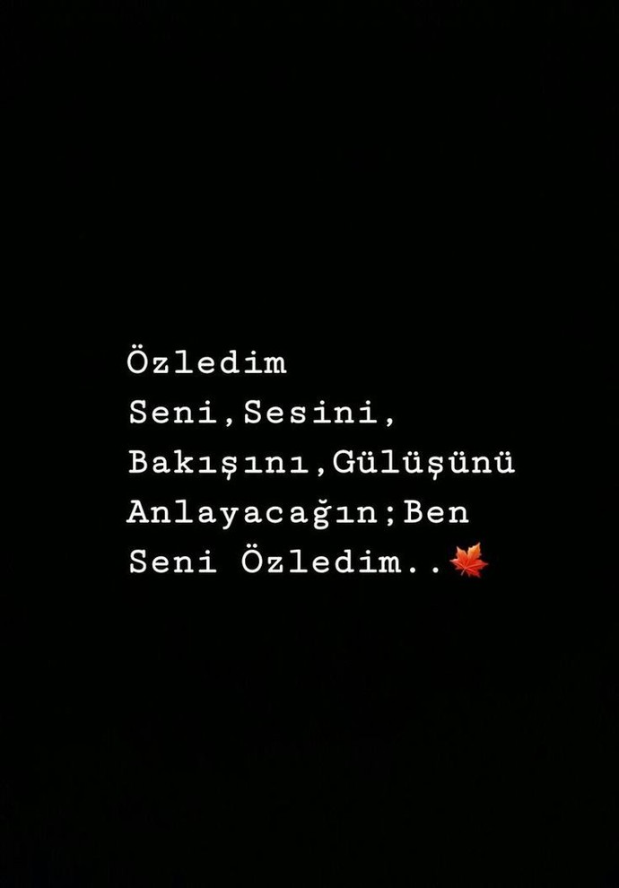 Özledim mesajı almak ister miydiniz?