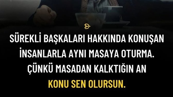 Sürekli başkaları hakkında konuşan biriyle aynı ortamda bulundunuz mu?