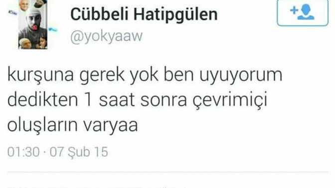 Flörtünüzü "Uyuyorum, iyi geceler" dedikten sonra çevrimiçi yakalasanız bunu ona söyler misiniz?