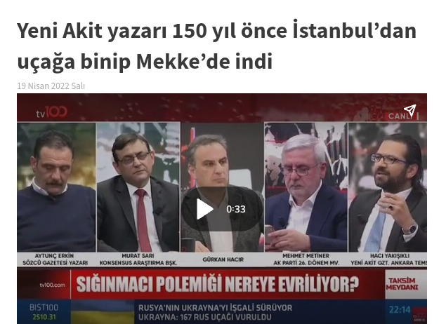 150 yıl önce İstanbul’dan uçağa binip Mekke’ye gidilebiliyormuş, duydunuz mu?