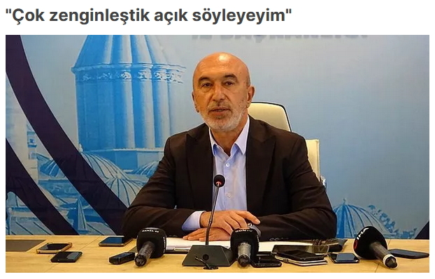 Konya İl Başkanı: Çok zenginleştik dedi! Sizce zenginleştik mi?