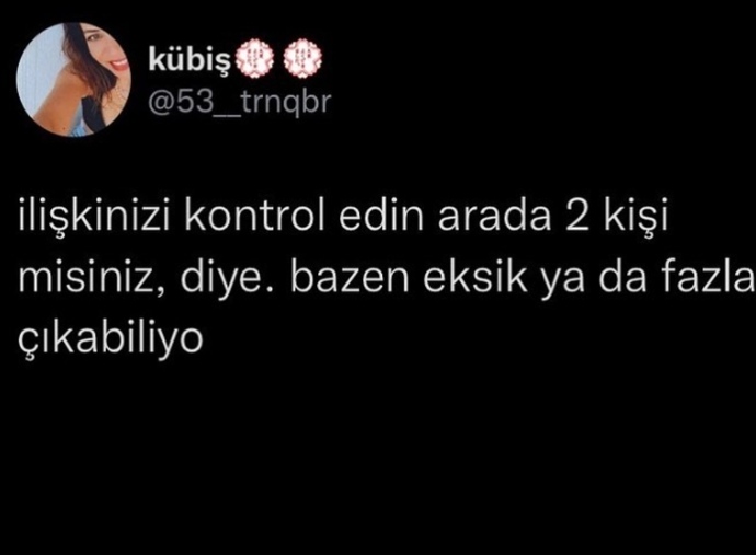 İlişkinizi kontrol eder misiniz 😃?