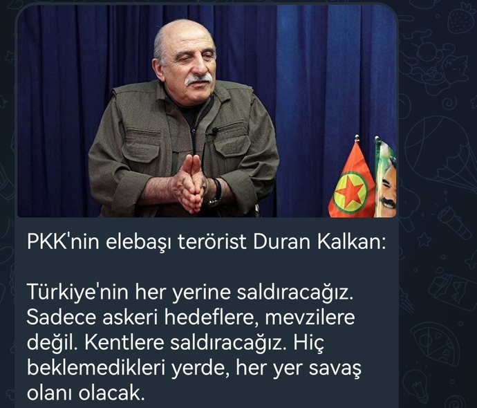 Pkk son tehdidini duydunuz mu?
