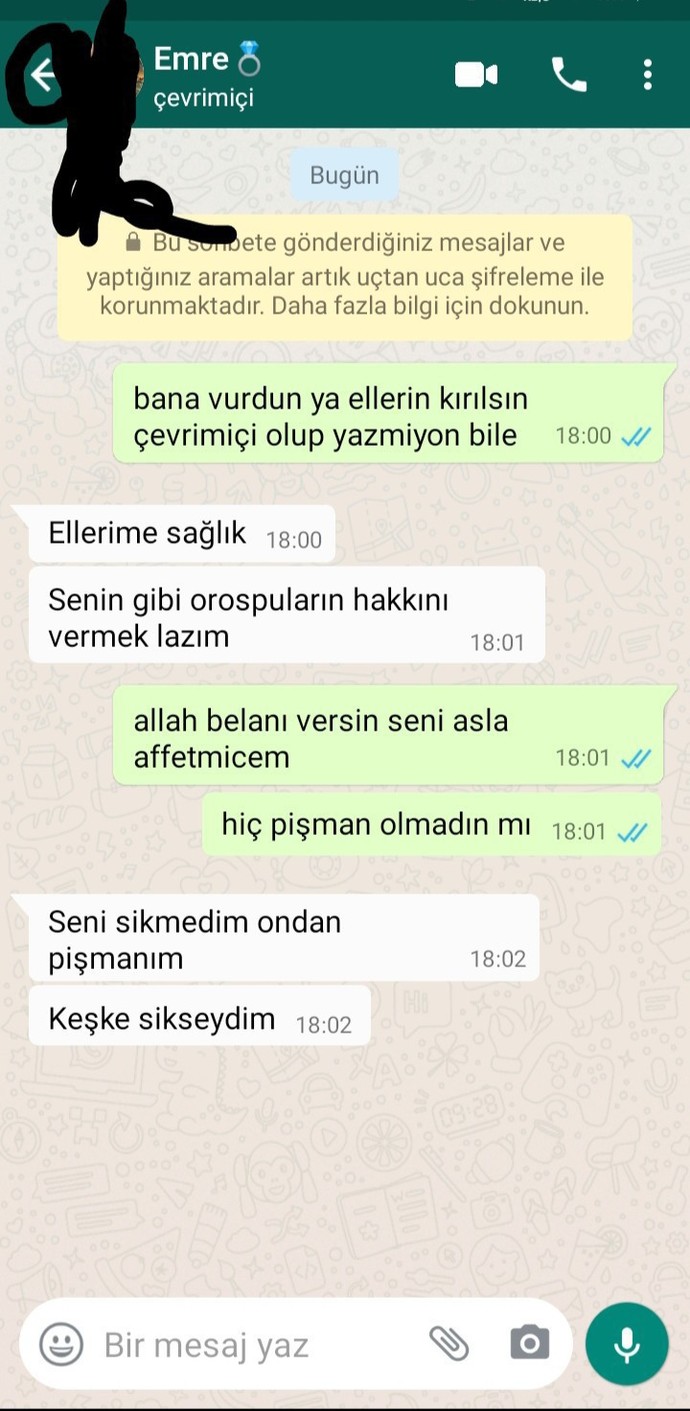 Sevgilimin verdiği cevaba bakın?