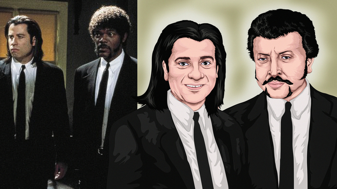 Pulp Fiction çizimi olmuş mu?