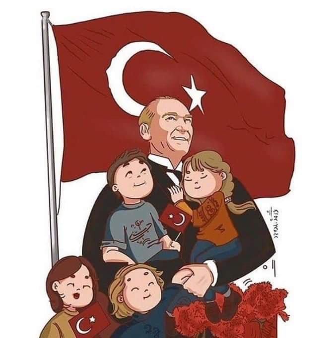 çocuklar ve Atamız..