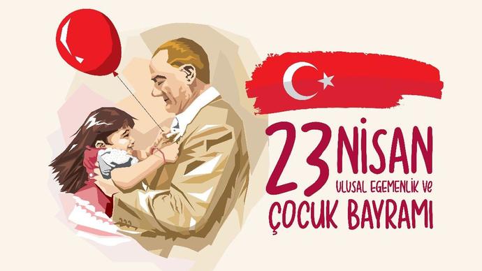23 Nisan  Ulusal Egemenlik ve Çocuk Bayramı'nı #BizdeÇocuktuk diyerek birlikte kutlamaya var mısın KScan🥳?