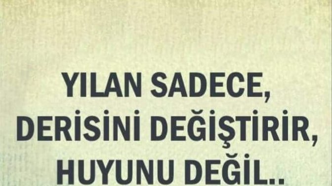 Bir insan 7'sinde neyse 70'inde de o mudur?