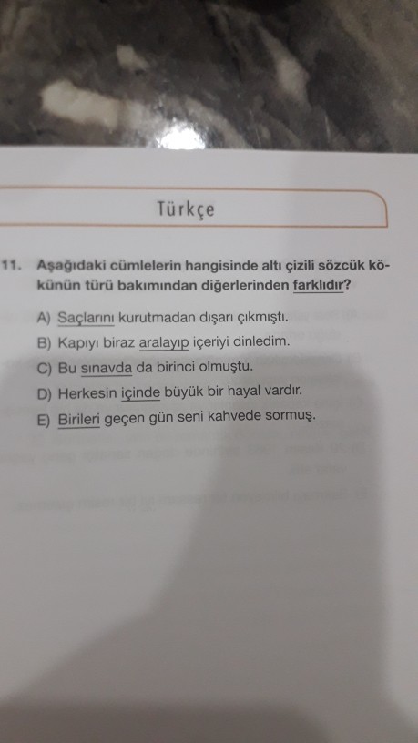 Cevap ne ve neden bilen var mı?
