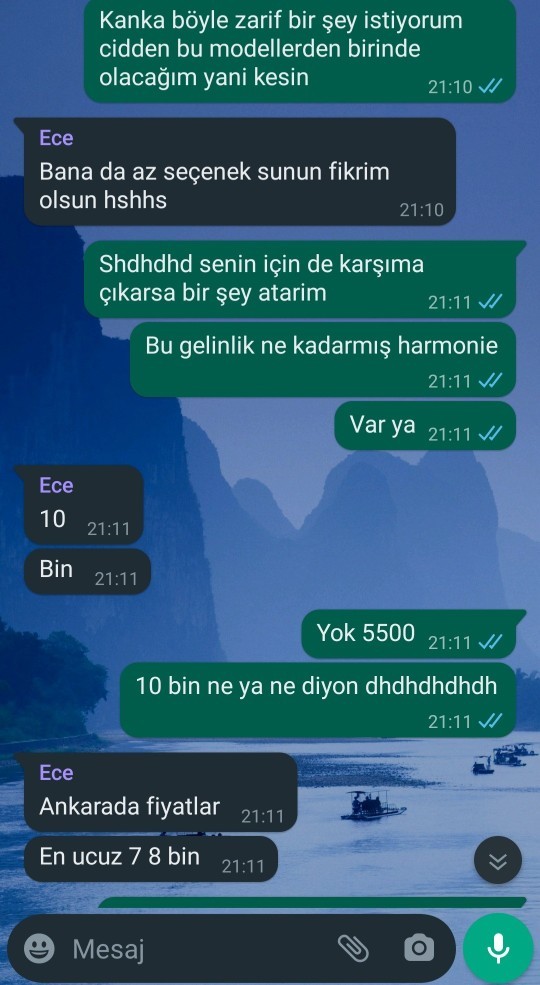 Kız/Erkek whatsapp grubunuzdan bir konuşma atar mısınız?