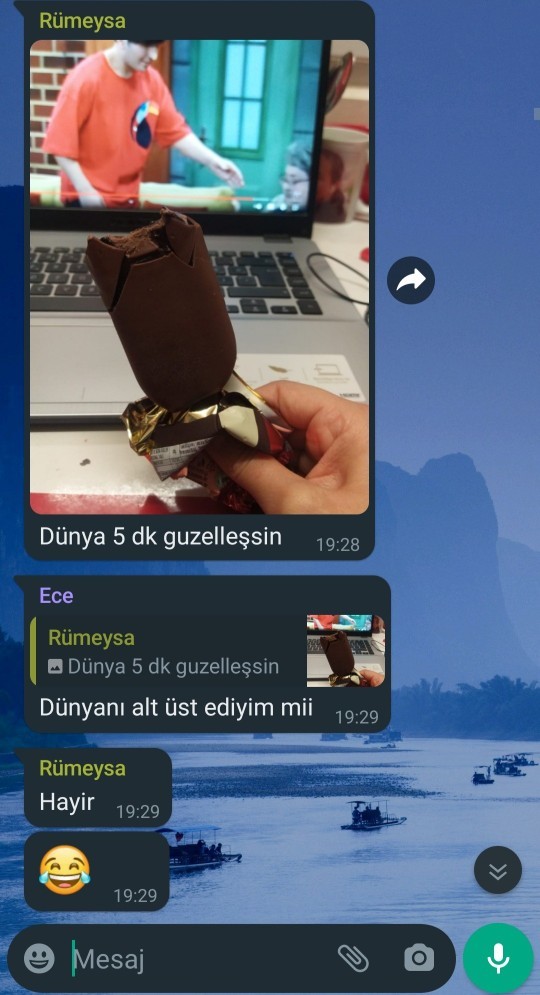 Kız/Erkek whatsapp grubunuzdan bir konuşma atar mısınız?