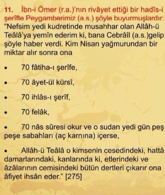 Nisan  yağmuru biriktiren var mı?