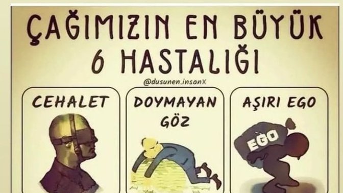 Çağımızın en büyük hastalığı sizce nedir?